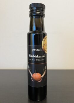 petra´s Waldviertler Kürbiskernöl 100 ml Flasche